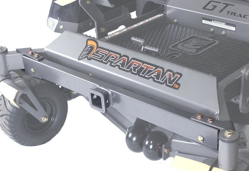 Front receiver hitch for Spartan mower