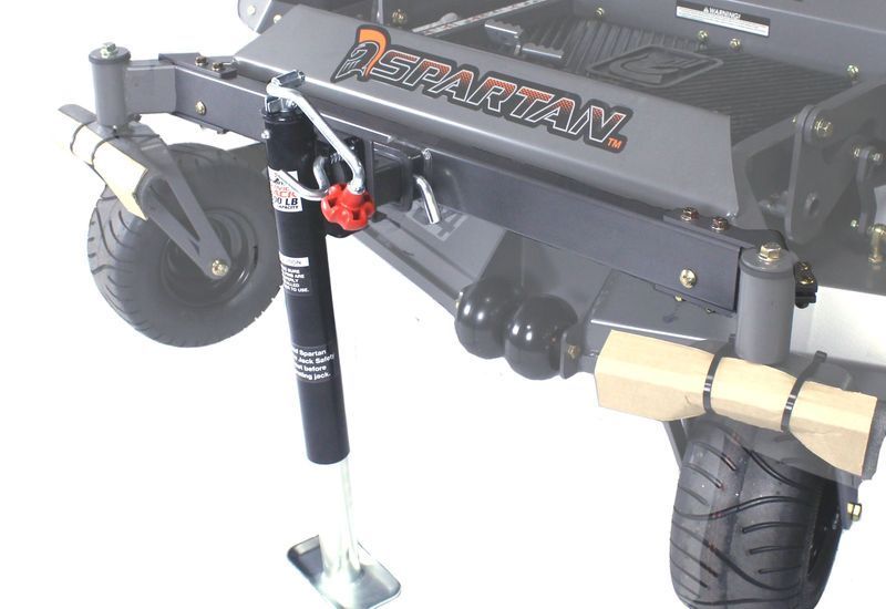 Front hydraulic jack for Spartan mower