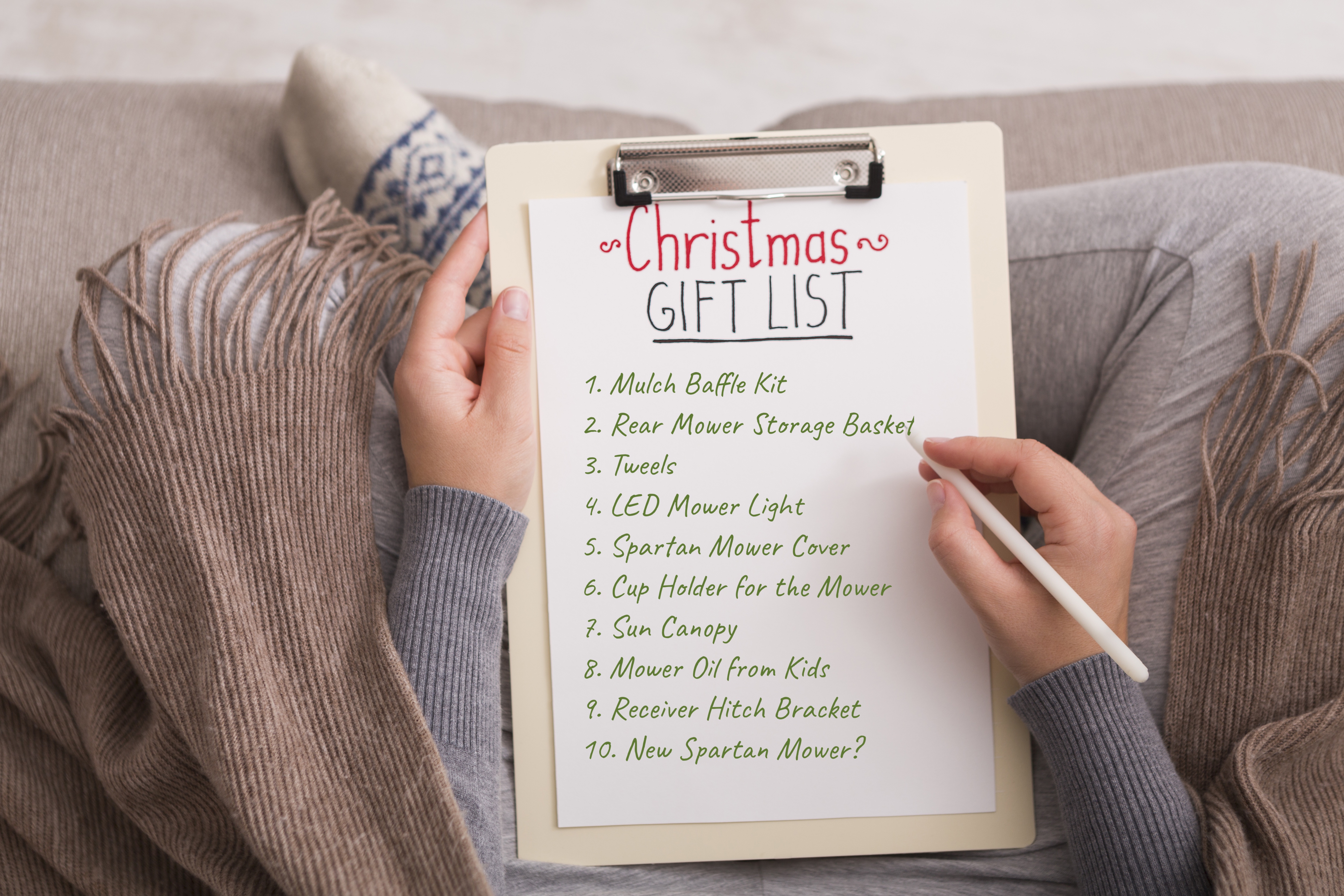 Spartan Christmas gift list