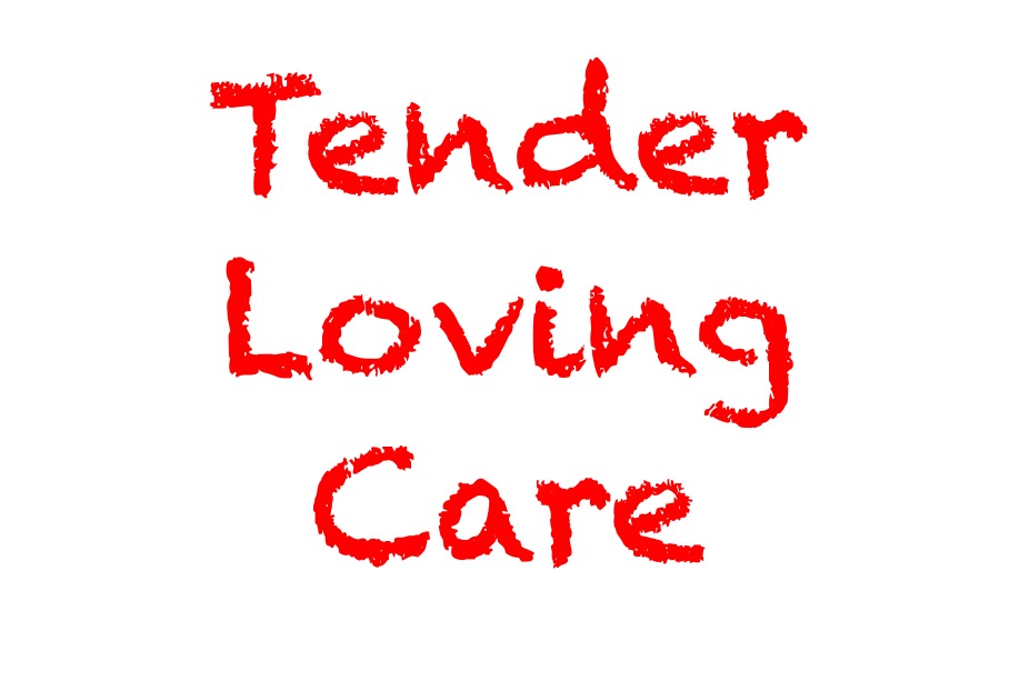 Tender Loving Care sign