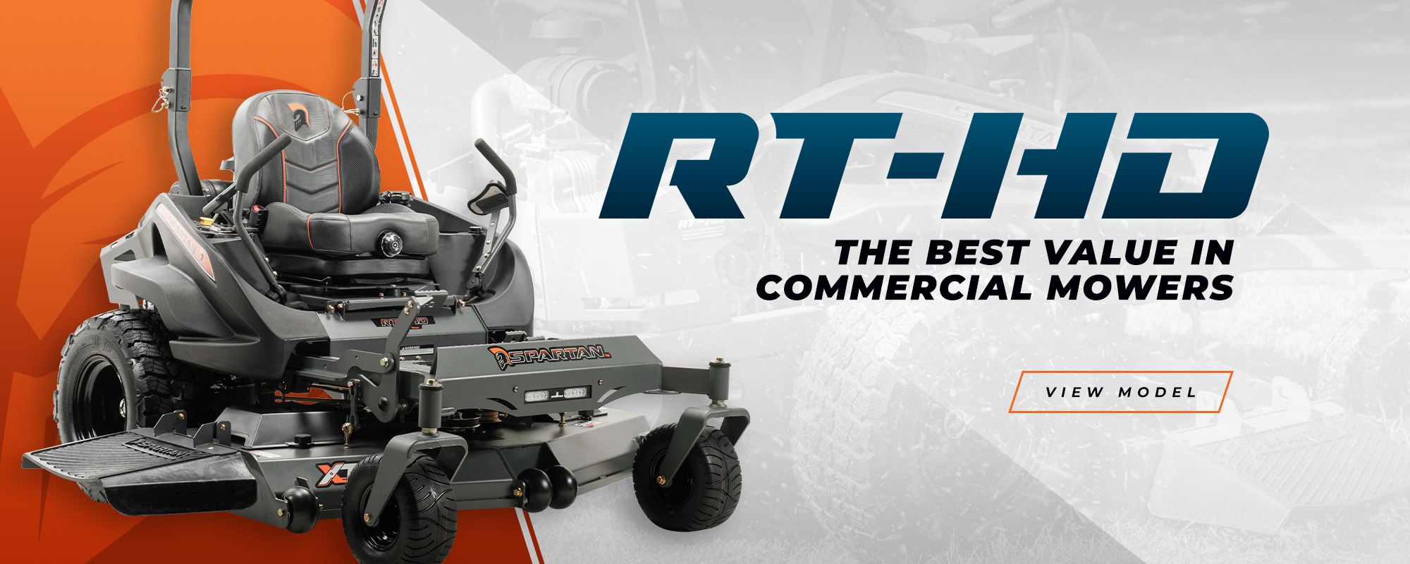 RTHD mower ad.